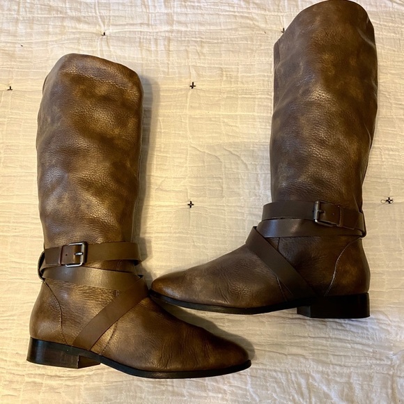 Dolce Vita leather riding boots - calf height - Picture 13 of 16
